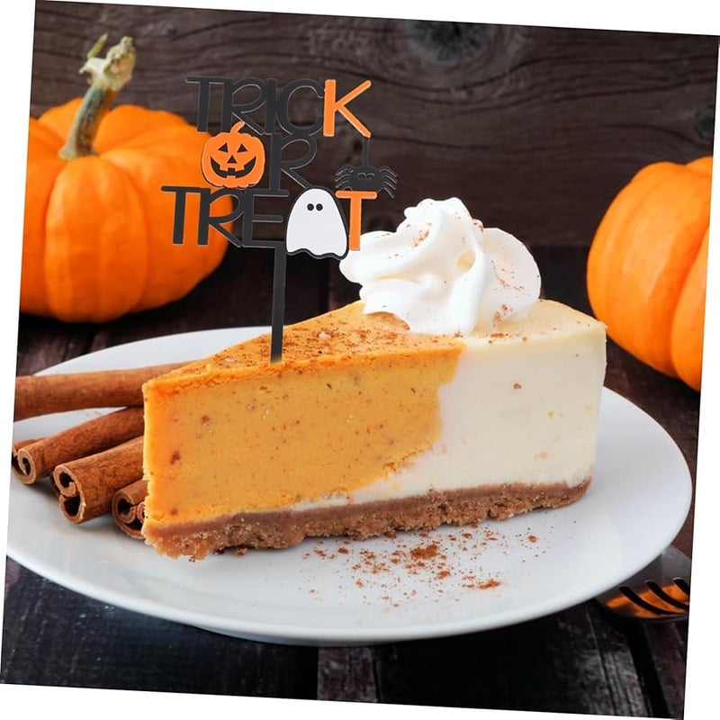 Halloween Pumpkin Cake Topper Double Sided Decoration for Birthday Party - Image 3